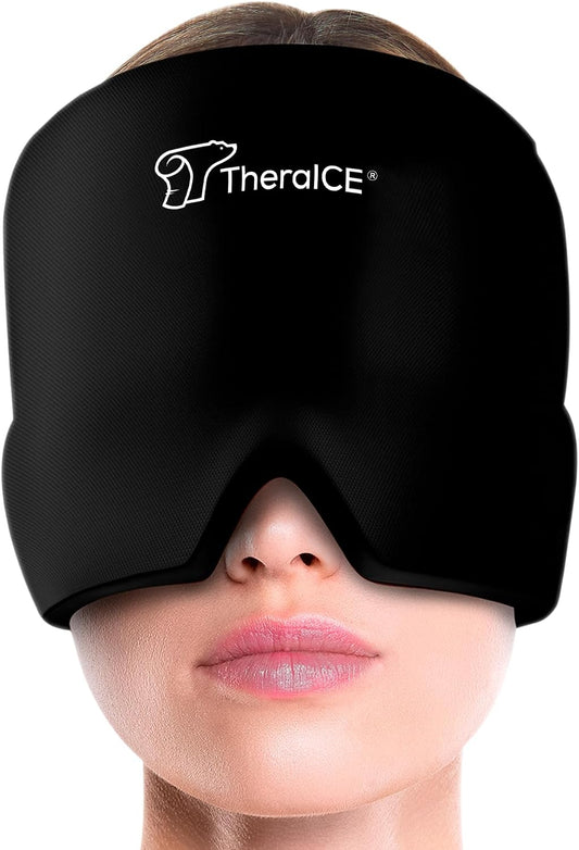 Ultimate Migraine Relief Cap - Soothing Ice Pack Mask for Headaches, Stress, and Hangovers