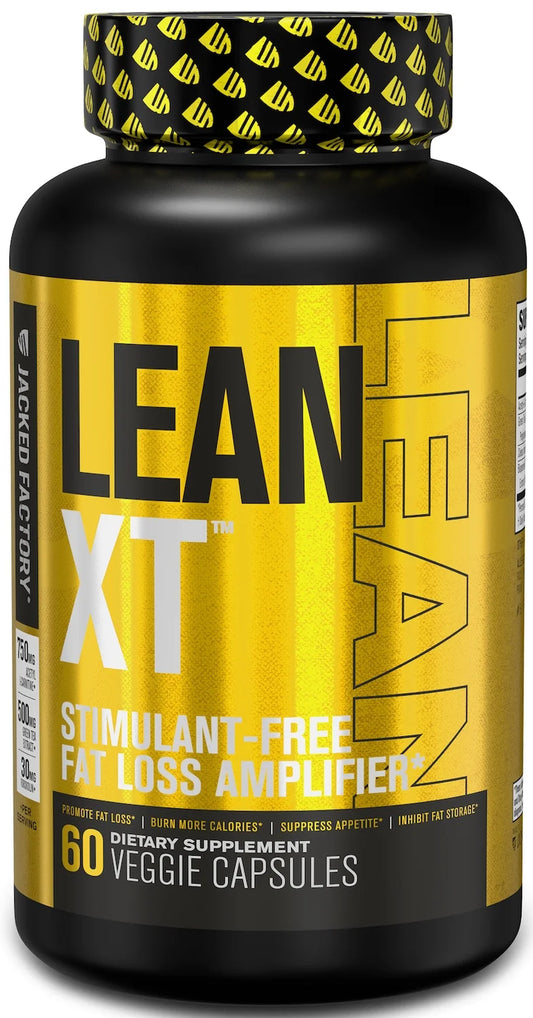 Lean-Xt Non-Stimulant Fat Burner - Advanced Weight Loss Supplement with Appetite Suppression and Metabolism Enhancement, Featuring Acetyl L-Carnitine, Green Tea Extract, and Forskolin - 60 Capsules