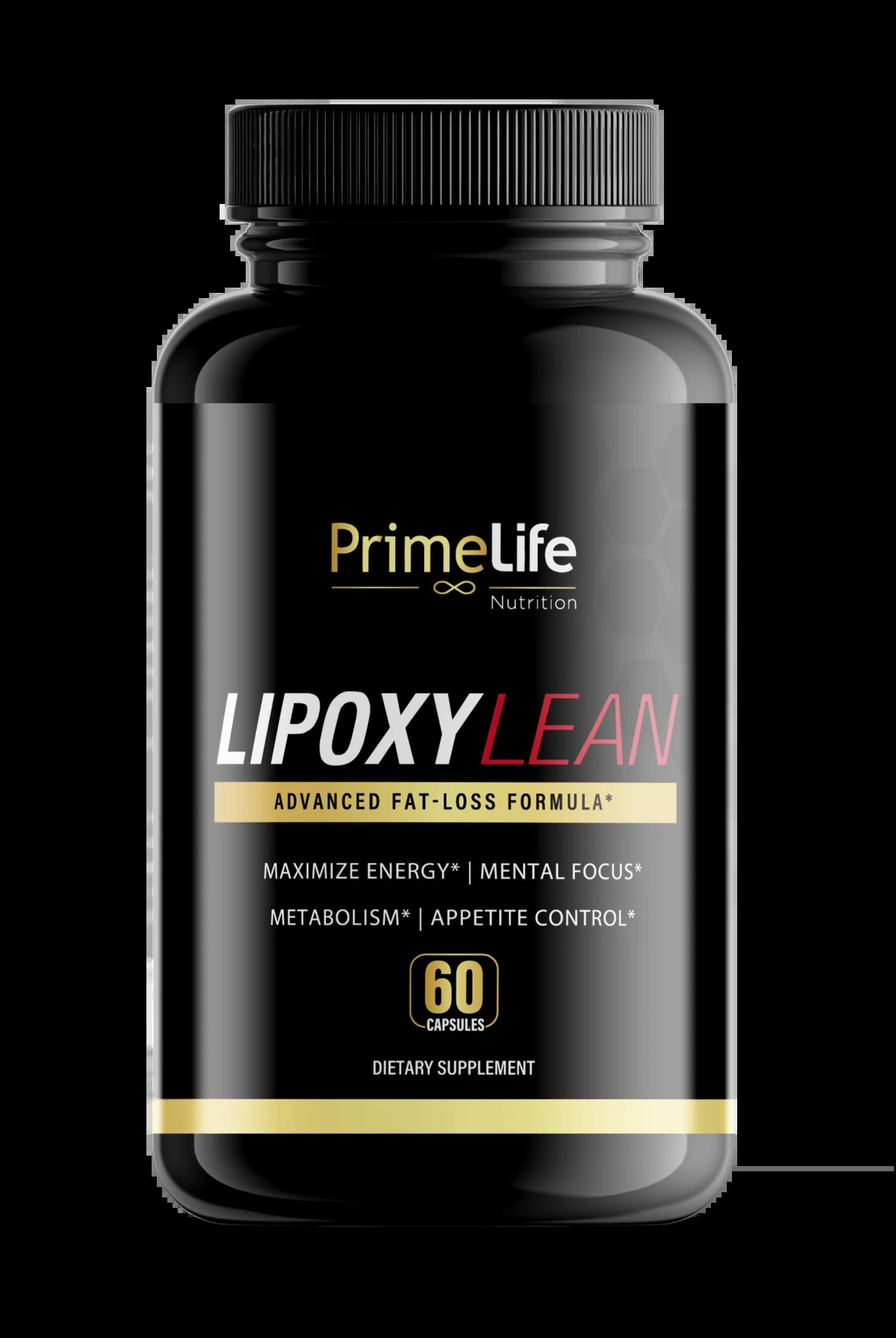 Primelife Lipoxylean Advanced Thermogenic Fat Burner Supplement for Weight Loss and Appetite Control for Men and Women, 60 Capsules